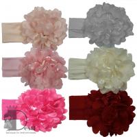 Лента за коса, с голямо цвете