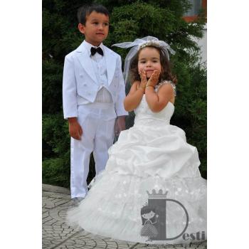 Мъжки костюм -  бял фрак