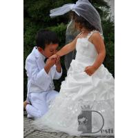 Мъжки костюм -  бял фрак