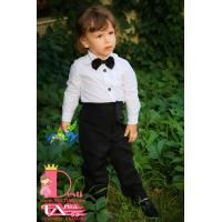 Мъжки Костюм от 3 части № МК-3-ПЧ-БР