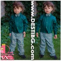 Мъжка Риза № МР-РЗ с Къс/Дълъг Ръкав