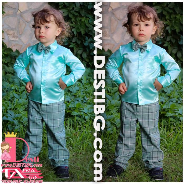 Мъжки Костюм от 3 части № МК-3-СВЗК-РС