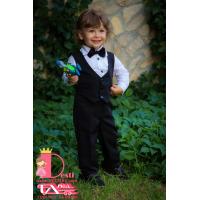 Мъжки Костюм от 4 части № МК-4-ПЧ-БР