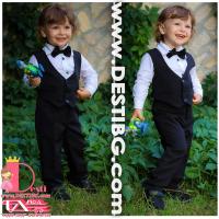 Мъжки Костюм от 4 части № МК-4-ПЧ-БР