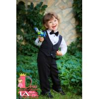 Мъжки Костюм от 4 части № МК-4-ПЧ-БР