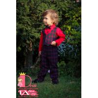 Мъжки Костюм от 4 части № МК-4-СЧК-ПД