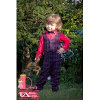 Мъжки Костюм от 4 части № МК-4-СЧК-ПД