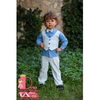 Мъжки Костюм от 4 части № МК-4-ССК-ПС