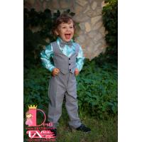 Мъжки Костюм от 4 части № МК-4-СВР-СР