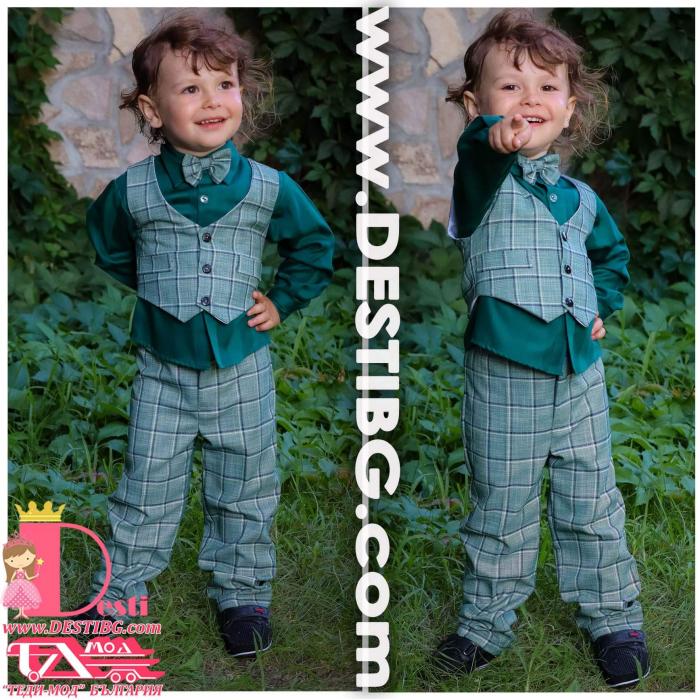 Мъжки Костюм от 4 части № МК-4-СВЗК-РЗ