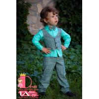 Мъжки Костюм от 4 части № МК-4-СВЗК-РР