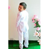 Мъжки костюм -  бял фрак