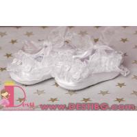 Меки бели обувки с розички