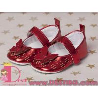 Кожени обувки с пеперуда